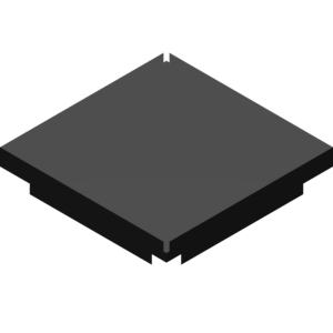 Stria Tile architectural model with a single long diagonal line across the surface